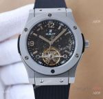 Swiss Quality Copy Hublot Classic Fusion Watches Sandblasted Case Rubber Strap 42mm
